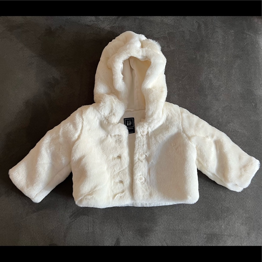 Baby Gap Faux Fur hooded coat